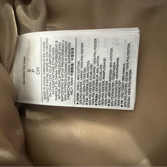 Banana Republic Men's Brown Tan Vest Insulated Size Small Button & Zip - Picture 6 of 6